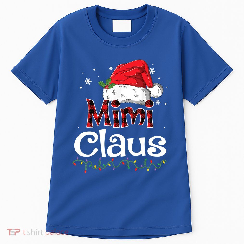 Funny Santa Mimi Claus Christmas Family Funny Gift Tall T-Shirt