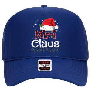 Funny Santa Mimi Claus Christmas Family Funny Gift High Crown Mesh Back Trucker Hat