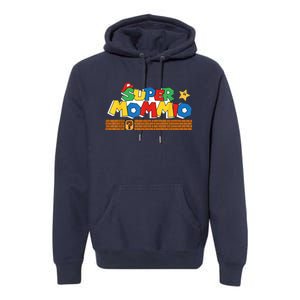 Funny Super Mommio Mothers Day Gamer Premium Hoodie