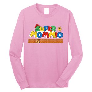 Funny Super Mommio Mothers Day Gamer Long Sleeve Shirt