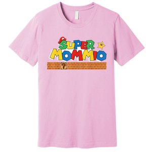 Funny Super Mommio Mothers Day Gamer Premium T-Shirt