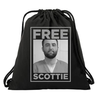 Free Scottie Mug Shot Funny Humour Drawstring Bag