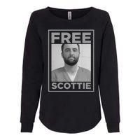 Free Scottie Mug Shot Funny Humour Womens California Wash Sweatshirt