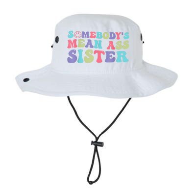 Funny Somebodys Mean Ass Sister Humor Quote Legacy Cool Fit Booney Bucket Hat