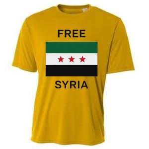 Free Syria New Syrian Flag Syria Freedom Cooling Performance Crew T-Shirt