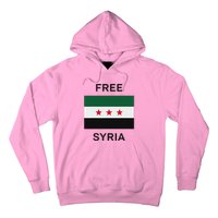 Free Syria New Syrian Flag Syria Freedom Hoodie