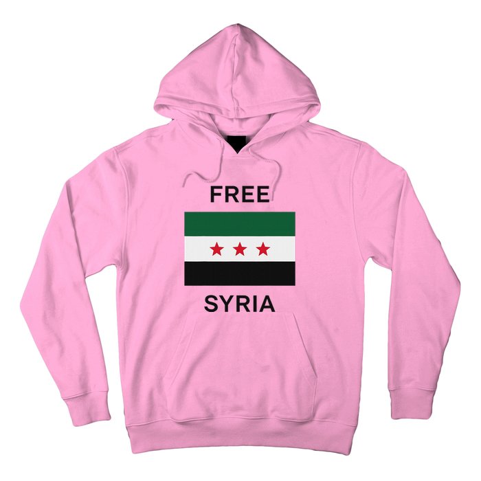 Free Syria New Syrian Flag Syria Freedom Hoodie