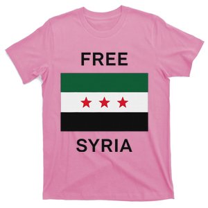 Free Syria New Syrian Flag Syria Freedom T-Shirt