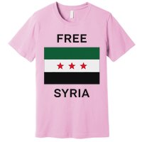 Free Syria New Syrian Flag Syria Freedom Premium T-Shirt