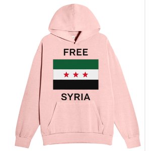 Free Syria New Syrian Flag Syria Freedom Urban Pullover Hoodie