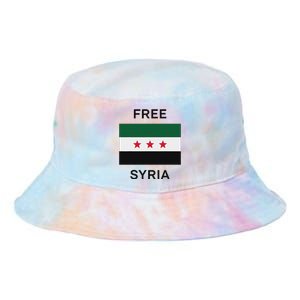 Free Syria New Syrian Flag Syria Freedom Tie Dye Newport Bucket Hat