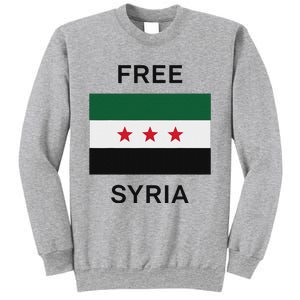 Free Syria New Syrian Flag Syria Freedom Sweatshirt