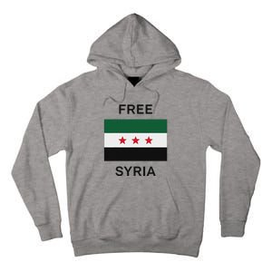 Free Syria New Syrian Flag Syria Freedom Tall Hoodie