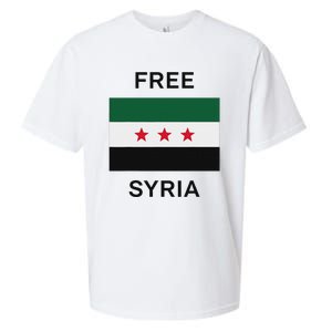 Free Syria New Syrian Flag Syria Freedom Sueded Cloud Jersey T-Shirt