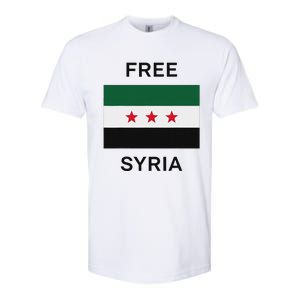 Free Syria New Syrian Flag Syria Freedom Softstyle CVC T-Shirt