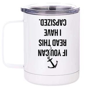 Funny Sailing Nautical Boating Sailboat Lover Gift Funny Gift 12 oz Stainless Steel Tumbler Cup