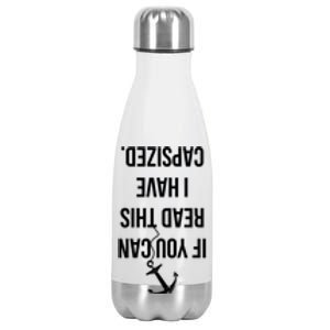 Funny Sailing Nautical Boating Sailboat Lover Gift Funny Gift Stainless Steel Insulated Water Bottle