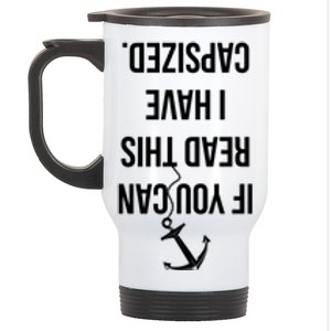 Funny Sailing Nautical Boating Sailboat Lover Gift Funny Gift Stainless Steel Travel Mug