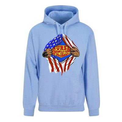 Funny Super Nurse Specialist Hero Job Great Gift Unisex Surf Hoodie