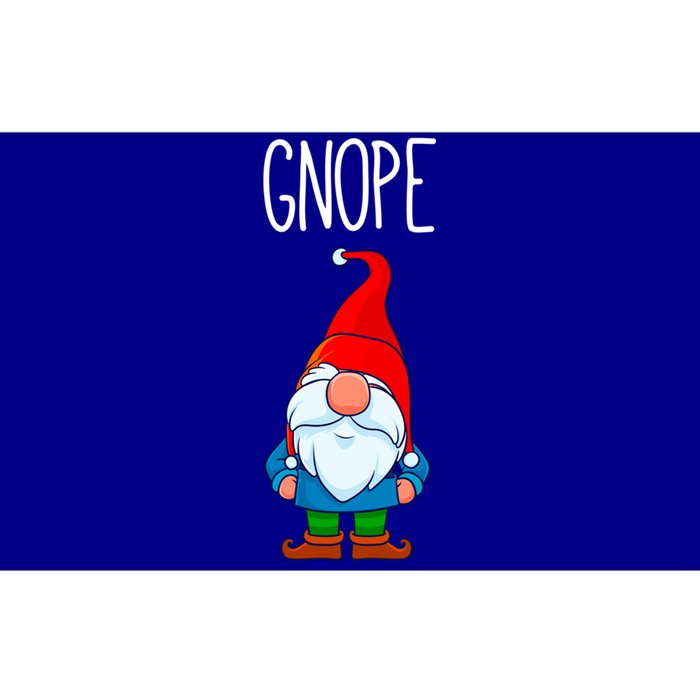 Funny Scandinavian Nope Gnope Tomte Garden Gnome Gift Bumper Sticker