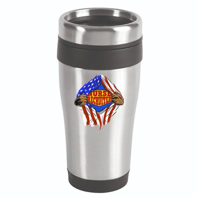 Funny Super Nurse Recruiter Hero Job Gift 16oz Travel Tumbler