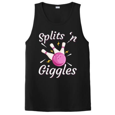 Funny Splits 'n Giggles Bowling Team Bowler Sports Player PosiCharge Competitor Tank