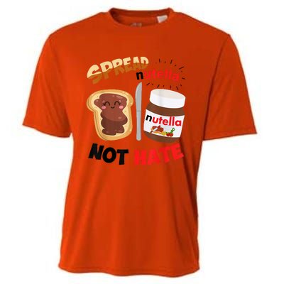 Funny Spread Nutella Not Hate Apparel Cooling Performance Crew T-Shirt