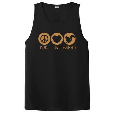 Funny Squirrel Novelty Design Squirrel Lover Cute PosiCharge Competitor Tank