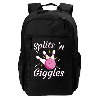 Funny Splits 'N Giggles Bowling Team Bowler Sports Player Backpack