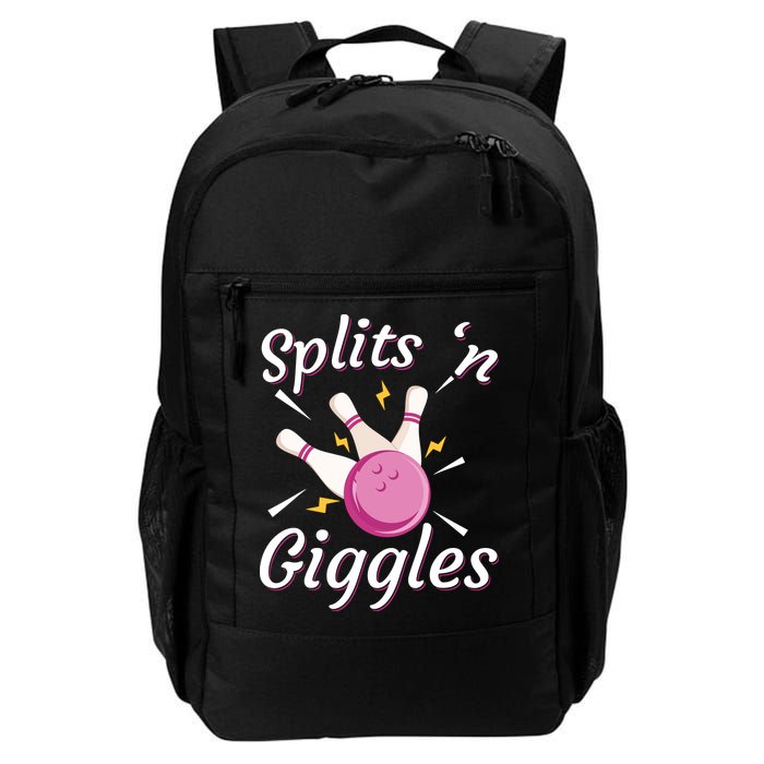 Funny Splits 'N Giggles Bowling Team Bowler Sports Player Backpack