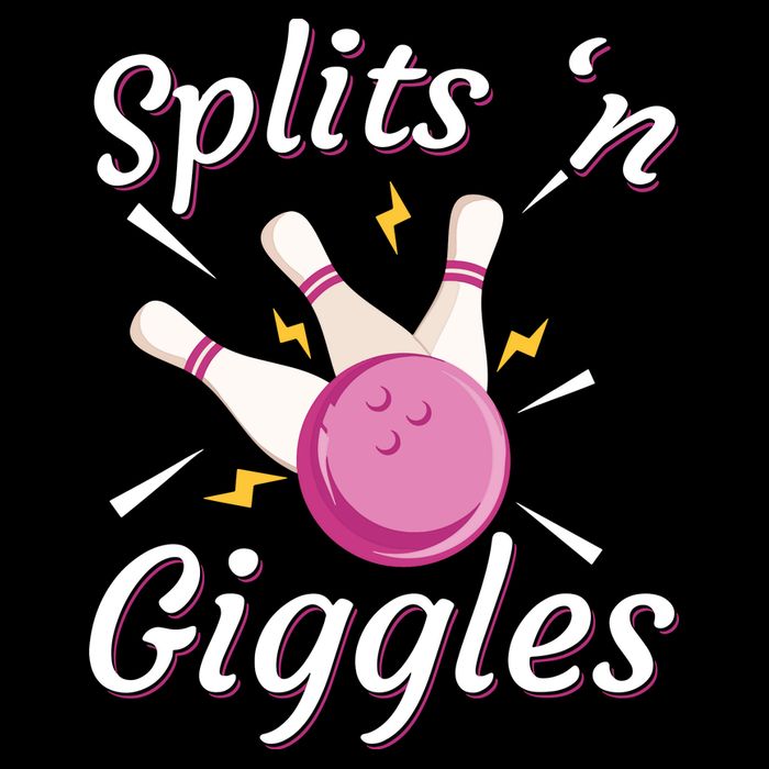 Funny Splits 'N Giggles Bowling Team Bowler Sports Player Wool Snapback Cap