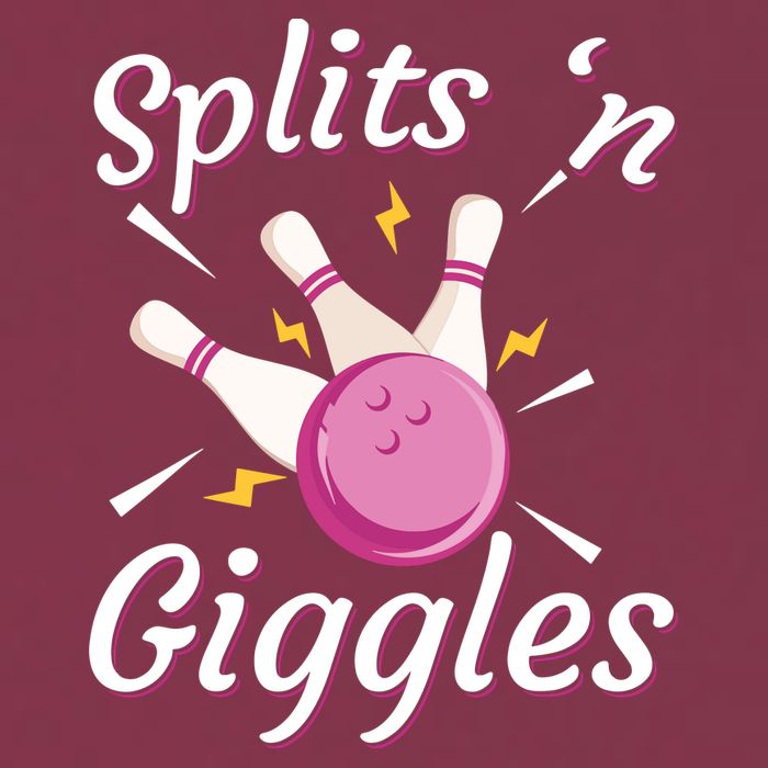 Funny Splits 'N Giggles Bowling Team Bowler Sports Player 16oz Travel Tumbler