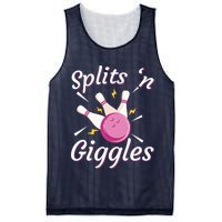 Funny Splits 'N Giggles Bowling Team Bowler Sports Player Mesh Reversible Basketball Jersey Tank