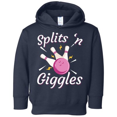 Funny Splits 'N Giggles Bowling Team Bowler Sports Player Toddler Hoodie