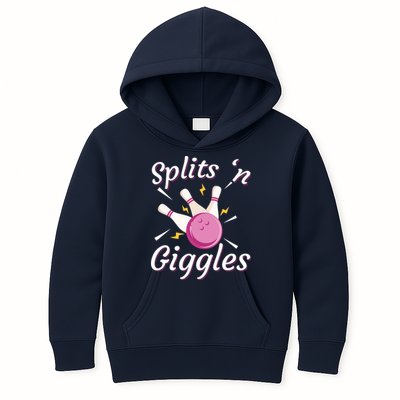 Funny Splits 'N Giggles Bowling Team Bowler Sports Player Kids Hoodie