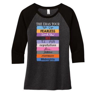 Fearless Speak Now Red Ts 1989 Reputation Women's Tri-Blend 3/4-Sleeve Raglan Shirt