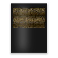 Fibonacci Sequence Numbers Golden Mean Spiral Poster