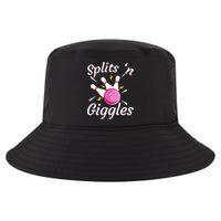 Funny Splits N Giggles Bowling Team Bowler Sports Player Cool Comfort Performance Bucket Hat