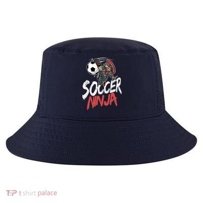 Funny Soccer Ninja Soccer Player Boy Football Lover Cool Comfort Performance Bucket Hat