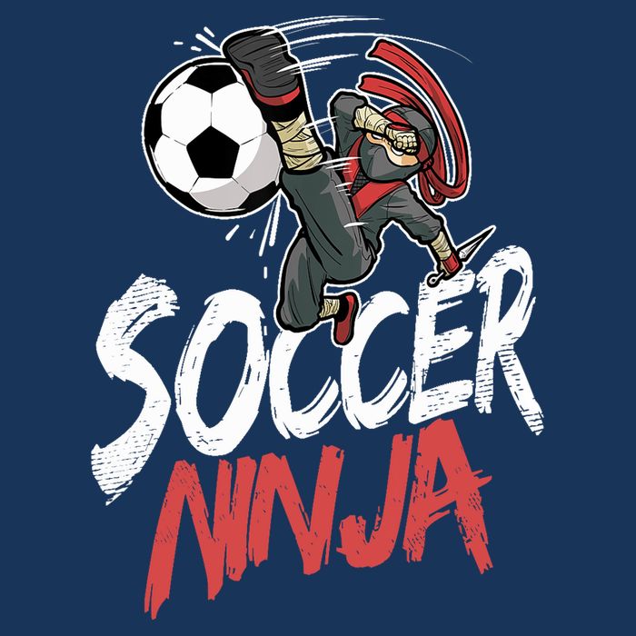 Funny Soccer Ninja Soccer Player Boy Football Lover Cooling Performance Crew T-Shirt