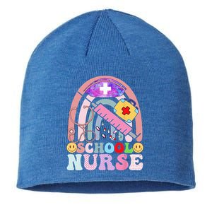 Funny School Nurse Graphic Tees Tops Back To School Sustainable Beanie