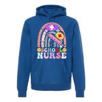 Funny School Nurse Graphic Tees Tops Back To School Premium Hoodie