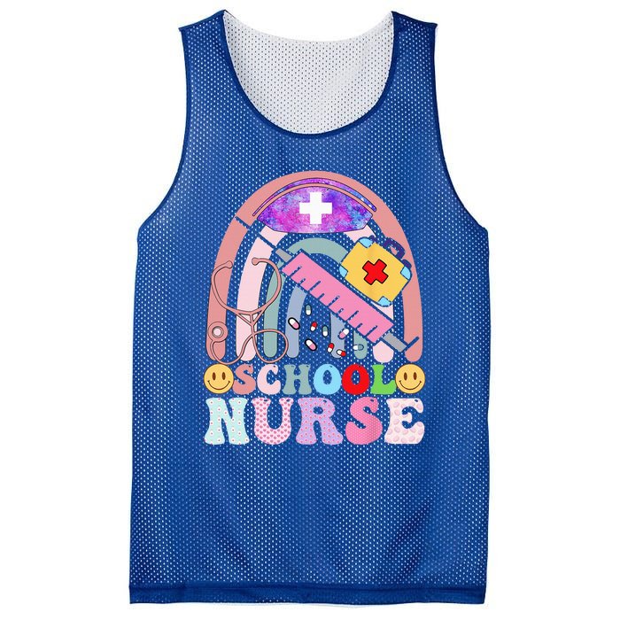 Funny School Nurse Graphic Tees Tops Back To School Mesh Reversible Basketball Jersey Tank