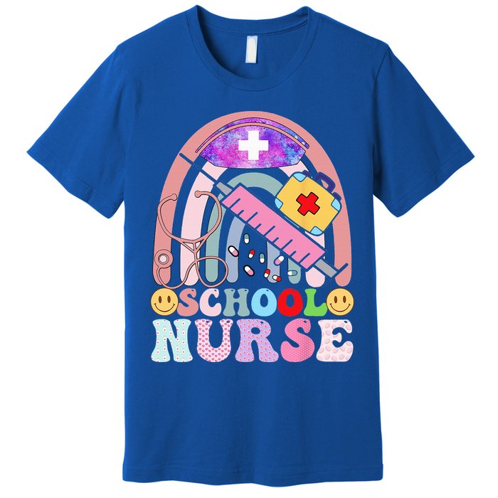 Funny School Nurse Graphic Tees Tops Back To School Premium T-Shirt