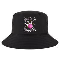 Funny Splits N Giggles Bowling Team Bowler Sports Player Cool Comfort Performance Bucket Hat