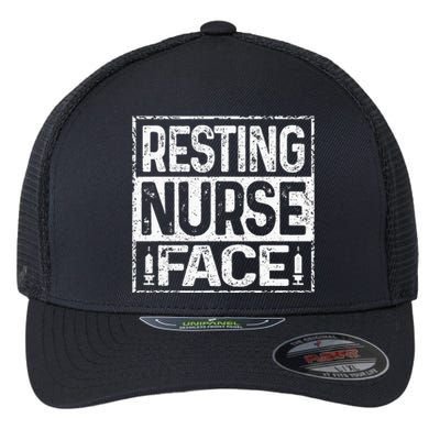 Funny Saying Nurse Registered Nurse Nursing RN CNA Flexfit Unipanel Trucker Cap