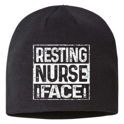 Funny Saying Nurse Registered Nurse Nursing RN CNA Sustainable Beanie