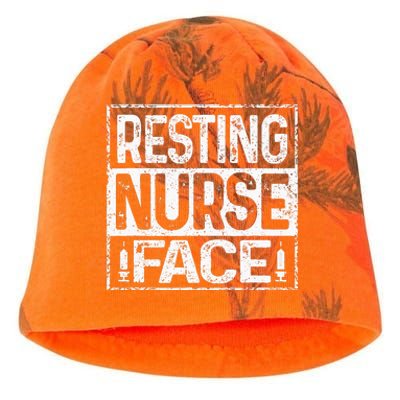 Funny Saying Nurse Registered Nurse Nursing RN CNA Kati - Camo Knit Beanie