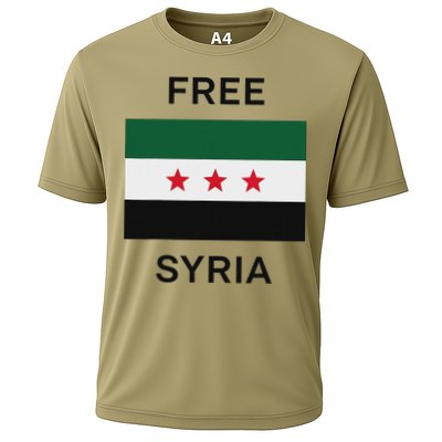 Free Syria New Syrian Flag Syria Freedom Celebration Cooling Performance Crew T-Shirt