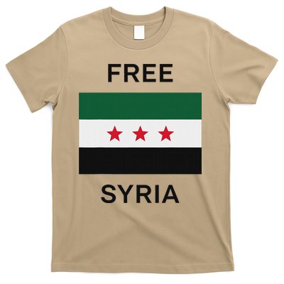 Free Syria New Syrian Flag Syria Freedom Celebration T-Shirt